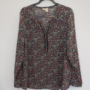 Meadow Rue By Anthropologie Floral Women's Top